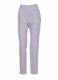 Pantalon coupe droite taille basse violet ANTONELLE femme