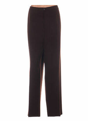 Pantalon coupe droite taille basse marron KARTING femme