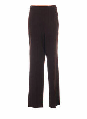 Pantalon coupe droite taille basse marron KARTING femme