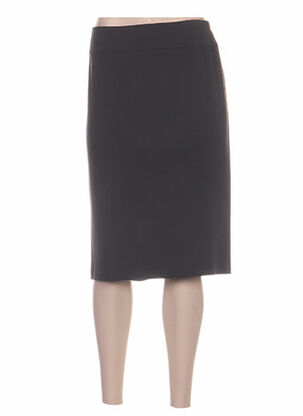 Jupe mi-longue stretch gris MAYERLINE femme
