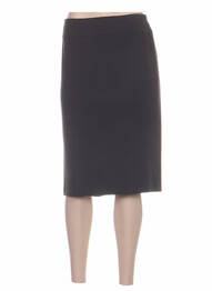 Jupe mi-longue coupe droite gris MAYERLINE femme