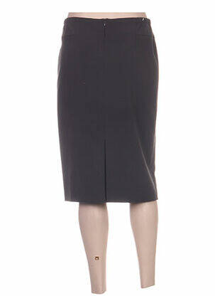 Jupe mi-longue stretch gris MAYERLINE femme