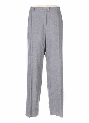 Pantalon casual gris DELMOD pour femme