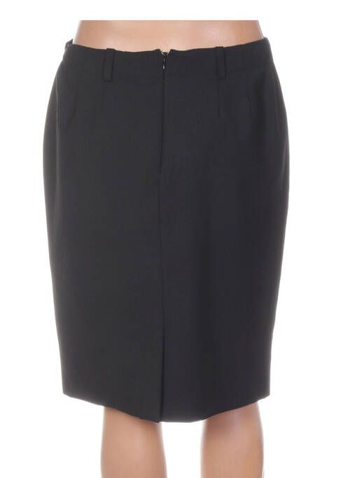 Jupe mi-longue noir WBG pour femme
