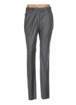 Pantalon coupe droite taille normale gris PAUPORTÉ femme