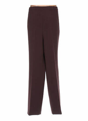 Pantalon taille élastique rouge WEINBERG femme