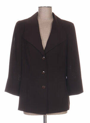 Veste chic fermeture boutonnée sur le devant marron MAYERLINE femme