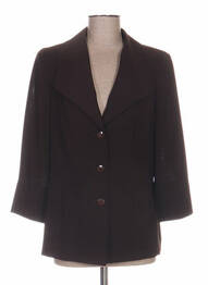 Veste chic fermeture boutonnée sur le devant marron MAYERLINE femme