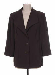 Veste chic fermeture boutonnée sur le devant marron MAYERLINE femme