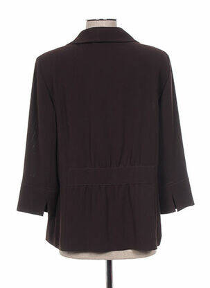 Veste chic fermeture boutonnée sur le devant marron MAYERLINE femme
