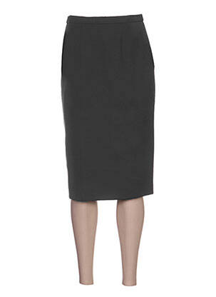 Jupe mi-longue taille normale gris WEINBERG femme