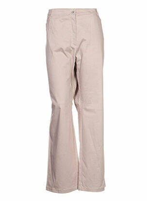 Pantalon coupe droite taille normale beige WEINBERG femme