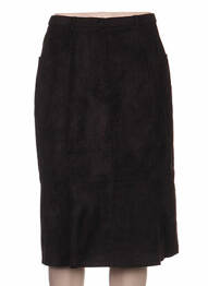 Jupe mi-longue doublure noir PAUPORTÉ femme