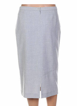 Jupe mi-longue taille haute gris PAUPORTÉ femme