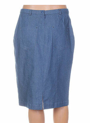 Jupe mi-longue stretch bleu PAUPORTÉ femme