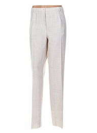 Pantalon fausses poches taille normale beige PAUPORTÉ femme