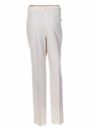 Pantalon coupe droite taille normale beige PAUPORTÉ femme