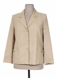 Blazer poches beige C.S CREATIONS femme