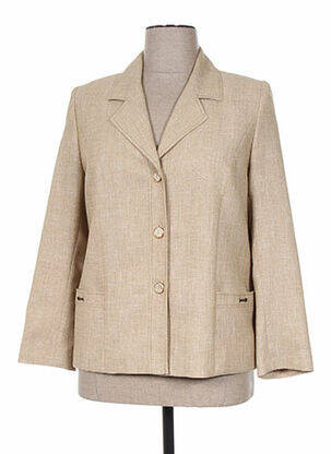 Blazer poches beige C.S CREATIONS femme