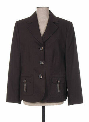 Blazer poches marron FRANK WALDER femme
