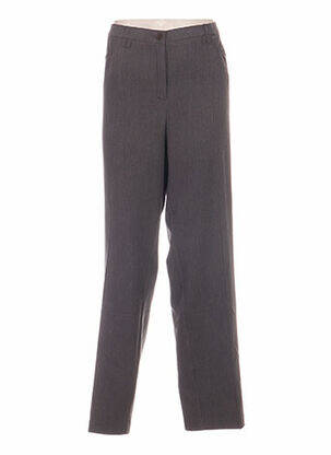 Pantalon poches taille haute gris FRANK WALDER femme