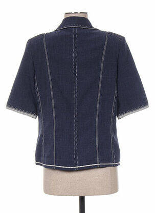 Veste casual epaulette bleu WEILL femme