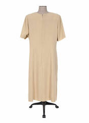 Robe mi-longue beige CHRISTIAN MARRY pour femme seconde vue