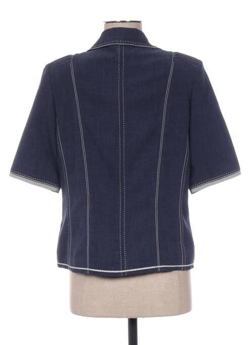 Veste casual epaulette bleu WEILL femme