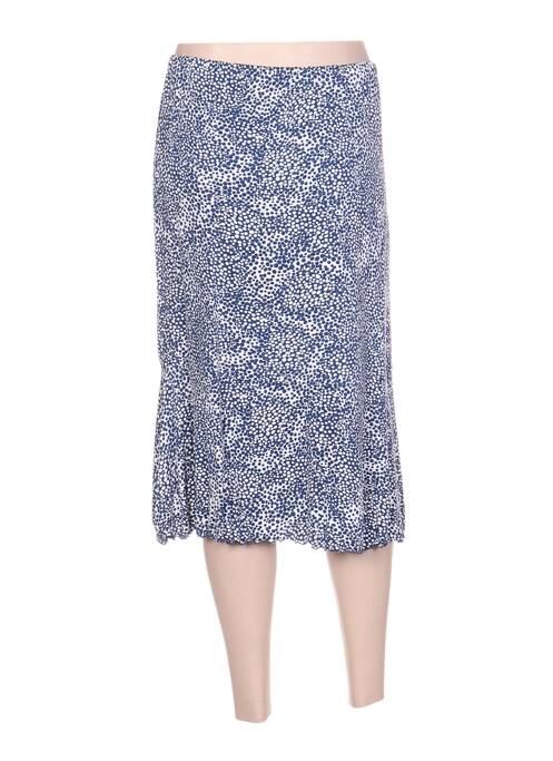 Jupe mi-longue bleu PAUPORTÉ femme