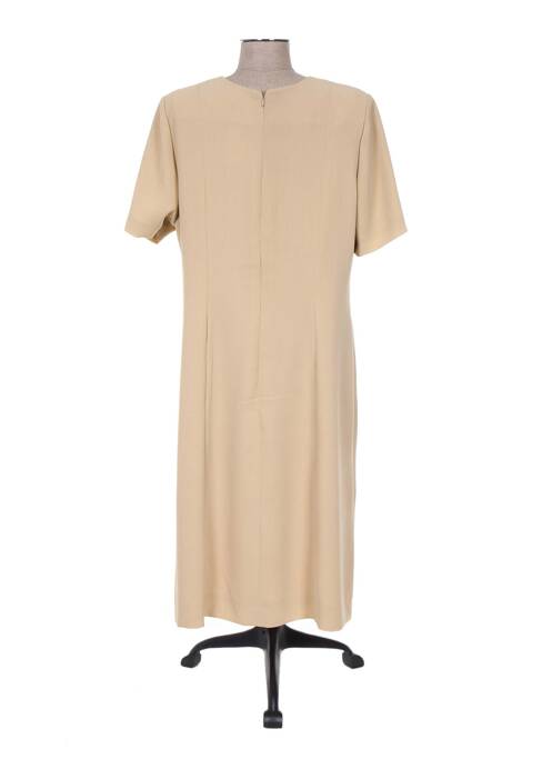 Robe mi-longue beige CHRISTIAN MARRY pour femme