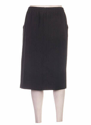 Jupe mi-longue coupe droite marron CPH femme