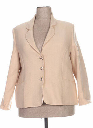 Blazer poches beige C.S CREATIONS femme
