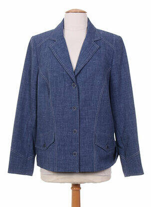 Blazer poches bleu PAUPORTÉ femme