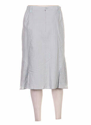 Jupe mi-longue coupe évasée gris FRANCOISE F femme