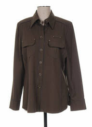 Veste casual epaulette vert FRANK WALDER femme