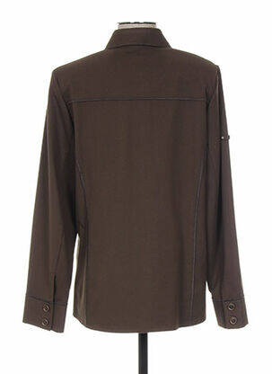 Veste casual epaulette vert FRANK WALDER femme