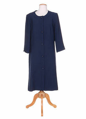 Veste casual epaulette bleu WEINBERG femme