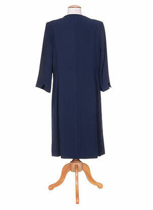 Veste casual epaulette bleu WEINBERG femme