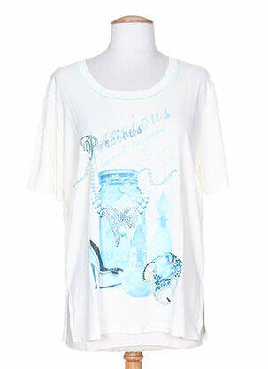 T-shirt imprimé fantaisie bleu WEINBERG femme