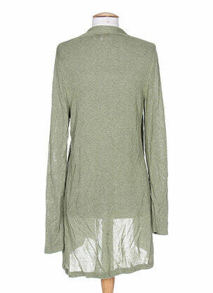 Gilet manches longues coupe cintrée vert WEINBERG femme