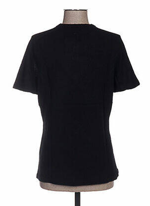 Pull coupe droite manches courtes noir WEINBERG femme
