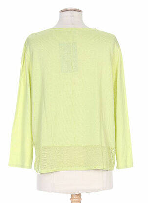 Gilet manches longues manches 3/4 vert PAUPORTÉ femme