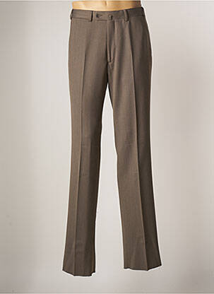 Pantalon droit tissage chiné taille normale gris BERNARD ZINS homme