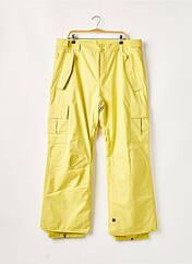 Pantalon large jaune QUIKSILVER pour homme seconde vue