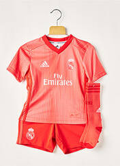 Top/short rouge ADIDAS pour garçon seconde vue