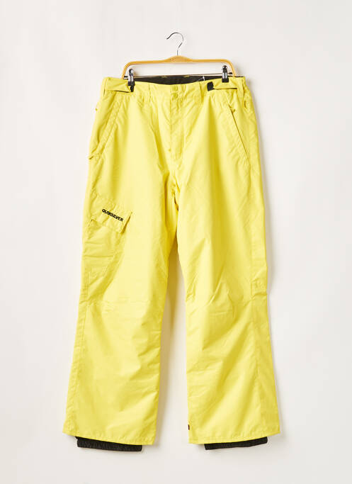 Pantalon large jaune QUIKSILVER pour homme