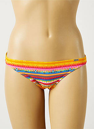 Bas de maillot de bain imprimé fantaisie culotte jaune BANANA MOON femme