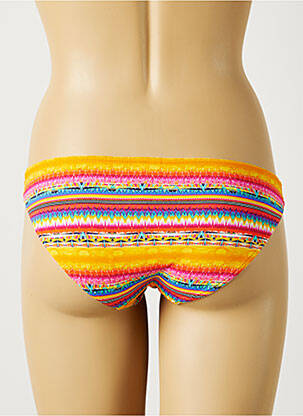 Bas de maillot de bain imprimé fantaisie culotte jaune BANANA MOON femme