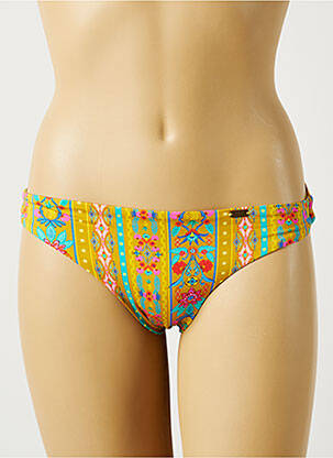 Bas de maillot de bain réversible culotte jaune BANANA MOON femme