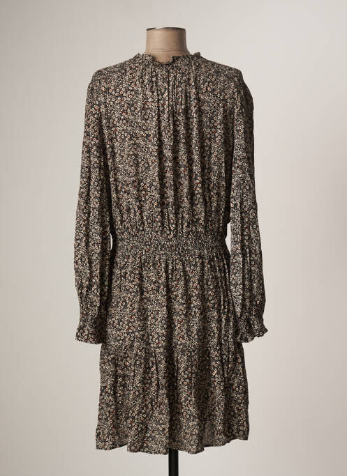 Robe mi-longue noir RUE MAZARINE pour femme